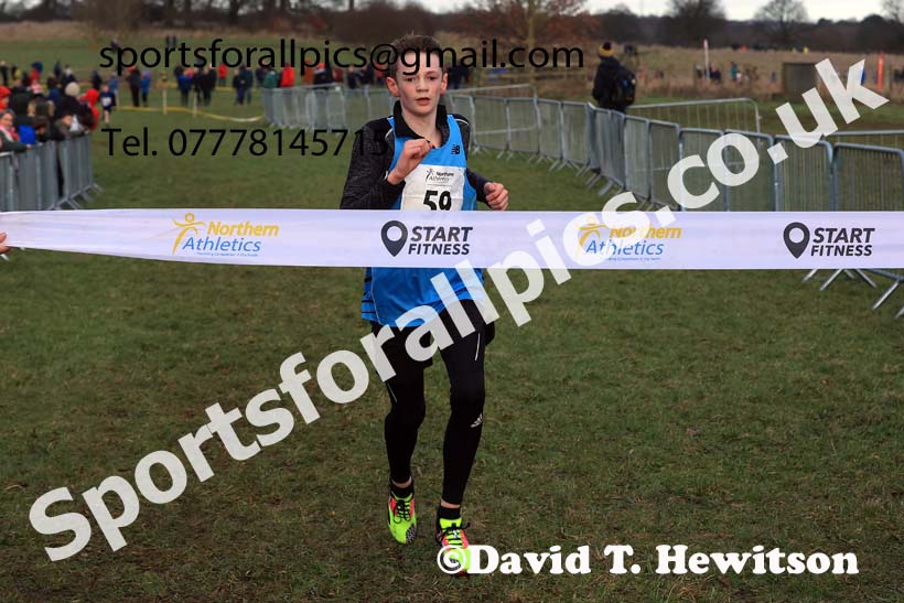 Boys Under-13s 2024 Northern Cross Country Champs., Sedgefield. Photo: David T. Hewitson/Sports for All Pics